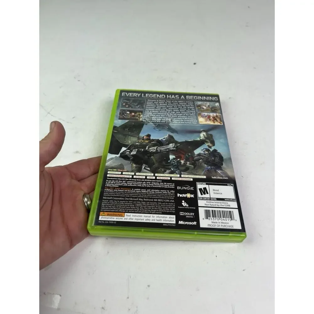 Halo: Reach (Xbox 360, 2010) COMPLETE
